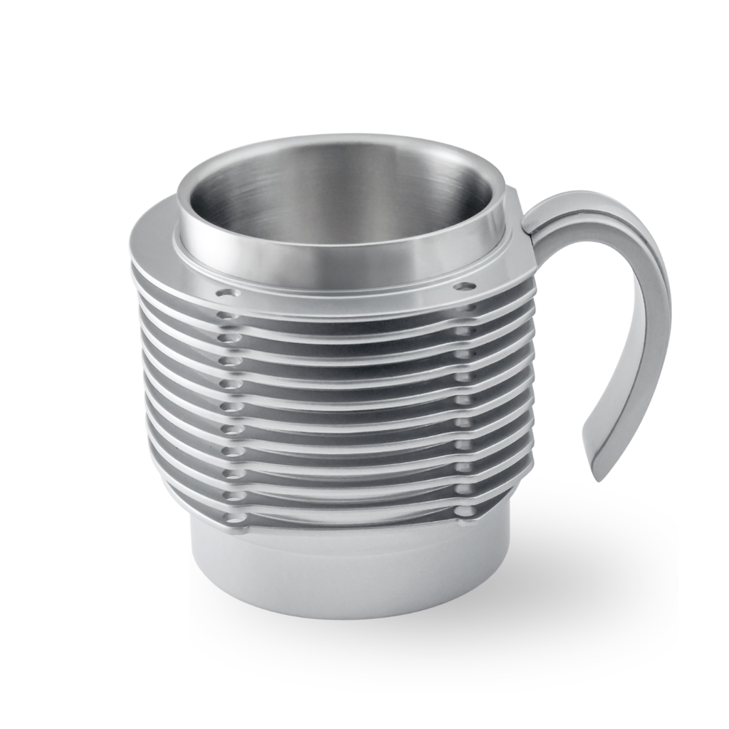 Air-Cooled Engine Finned Coffee Mug