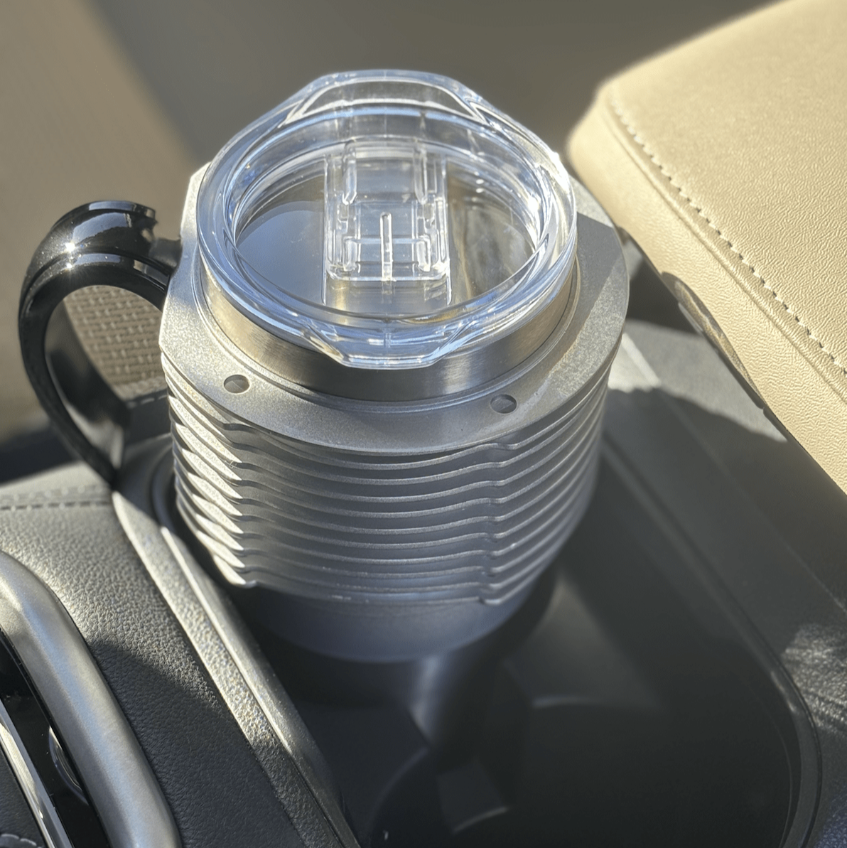 Finned Mug Cup Holder Adapter